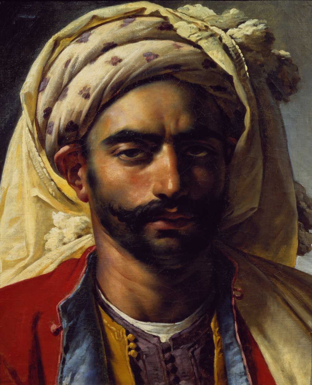 Portret Mustafa autorstwa Anne Louis Girodet de Roucy Trioson