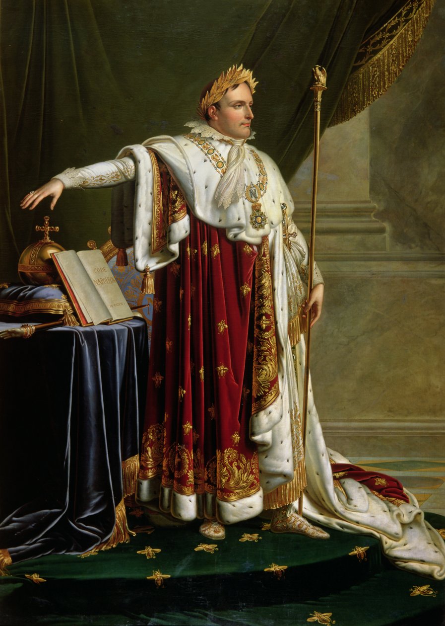 Portret Napoleona Bonaparte (1769-1821) autorstwa Anne Louis Girodet de Roucy Trioson
