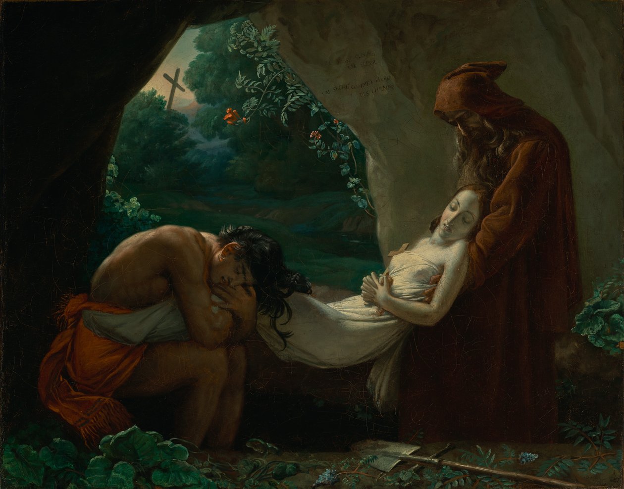 Pogrzeb Atali autorstwa Anne-Louis Girodet de Roucy-Trioson