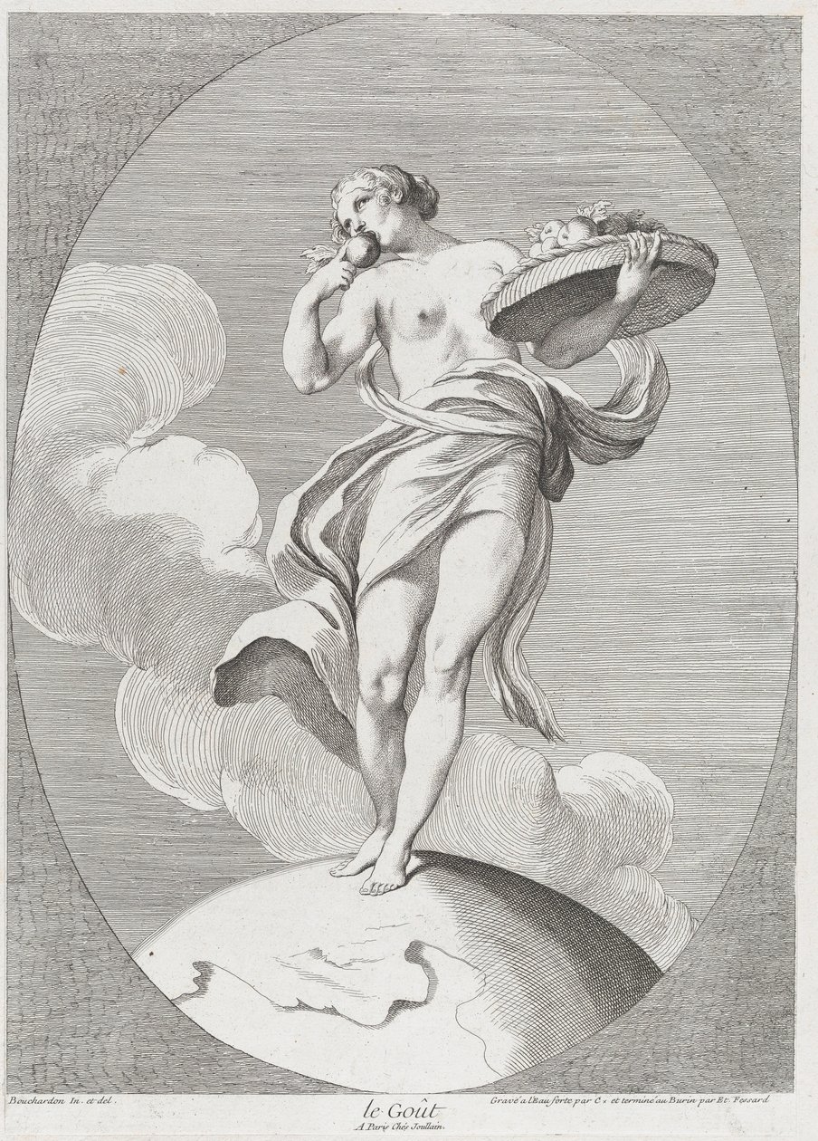 Smak, 1730-65. Twórcy: Caylus, Anne-Claude-Philippe de, Etienne Fessard. autorstwa Anne Claude Philippe de Caylus, Etienne Fessard