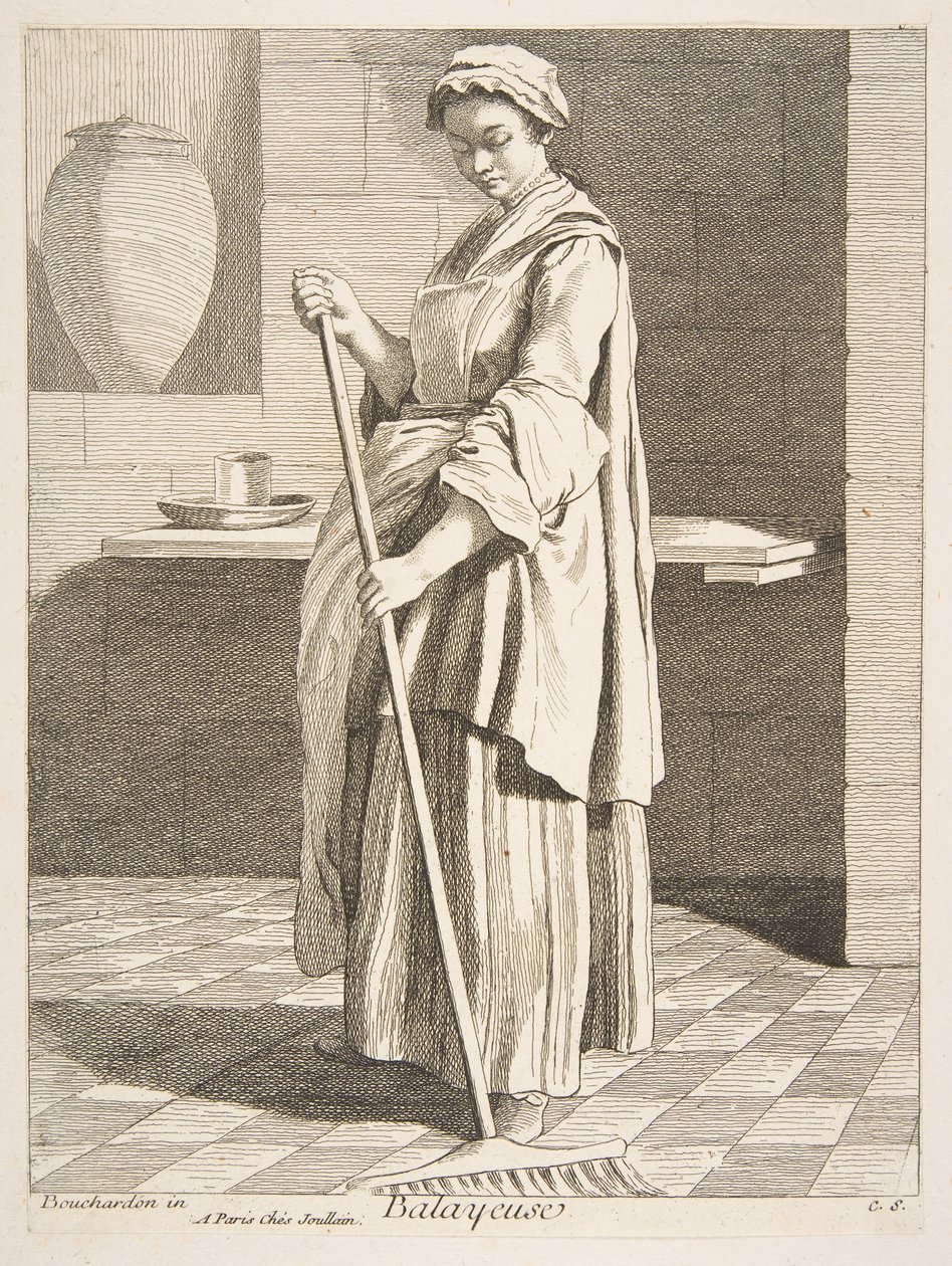 Zamiatarka, 1746. autorstwa Anne Claude Philippe de Caylus