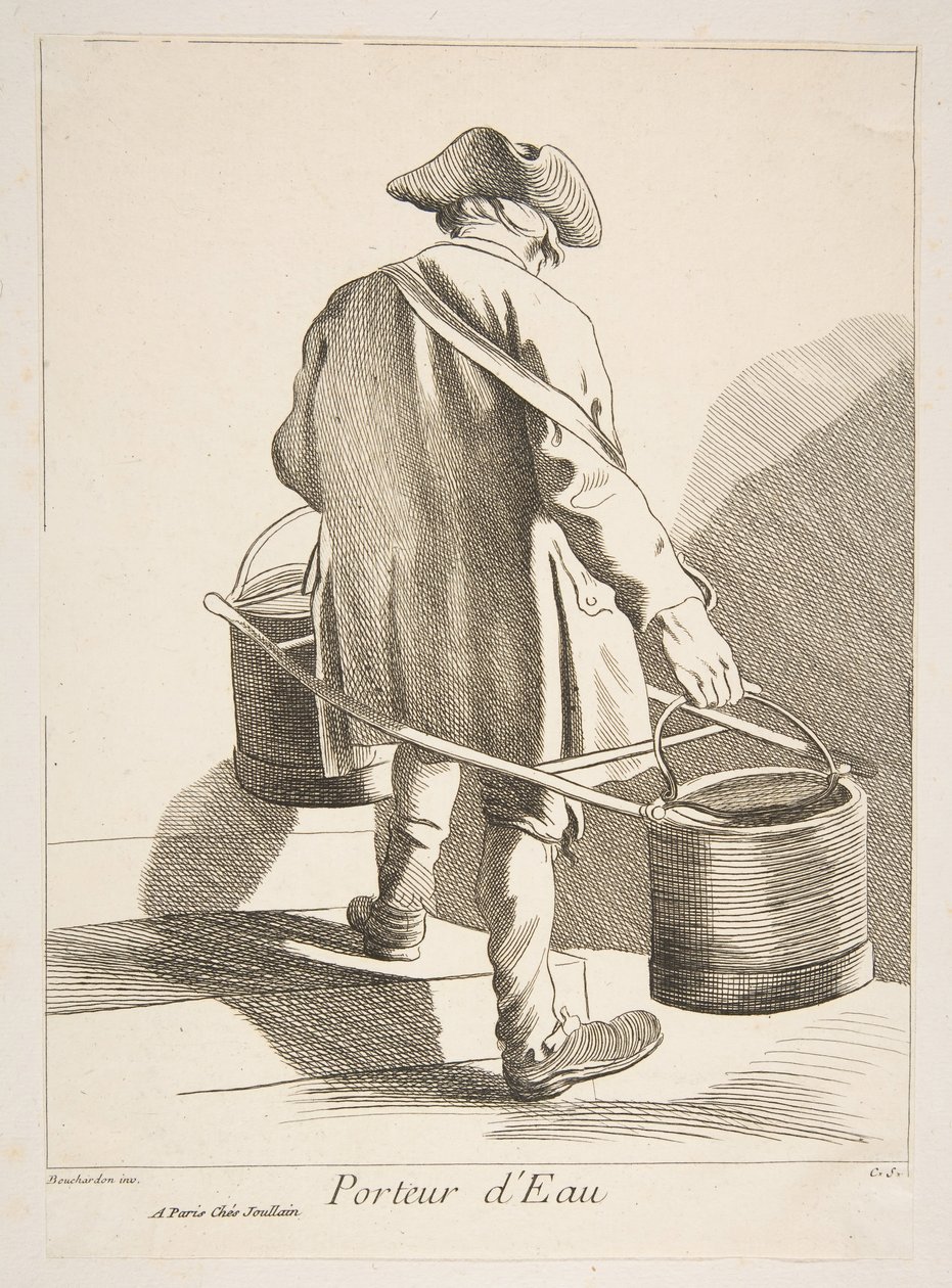 Nosiciel wody, 1742. autorstwa Anne Claude Philippe de Caylus
