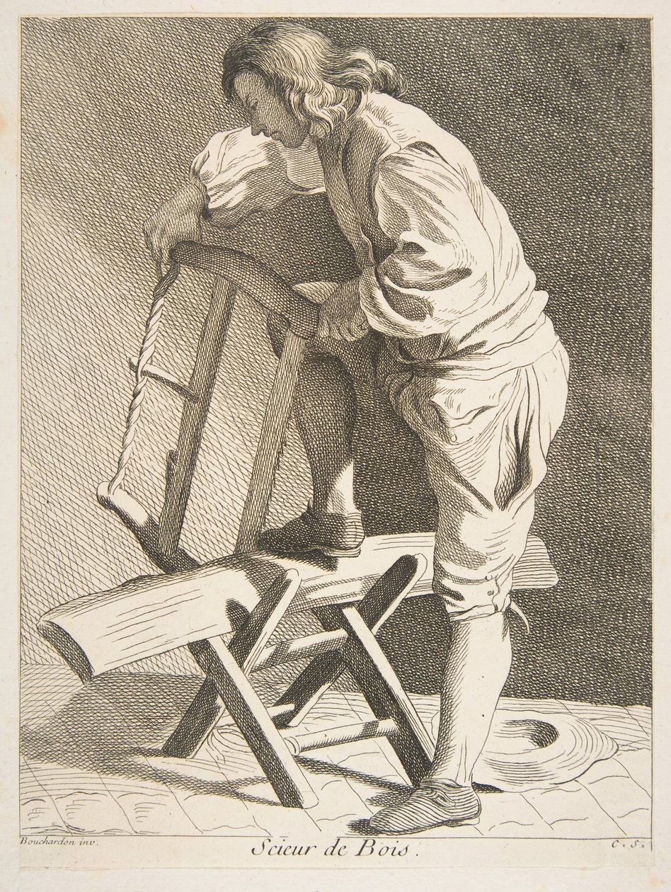 Drwal, 1742. autorstwa Anne Claude Philippe de Caylus