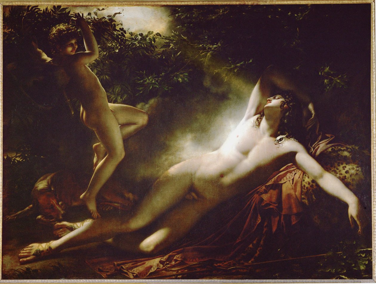 Endymion, efekt księżyca ... autorstwa Anne Louis Girodet de Roucy Trioson
