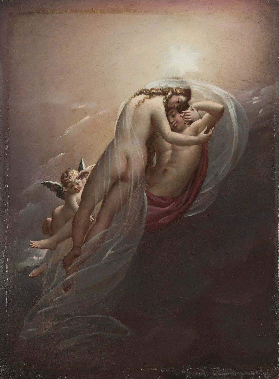 Zorza polarna i Cefalus autorstwa Anne Louis Girodet de Roucy Trioson
