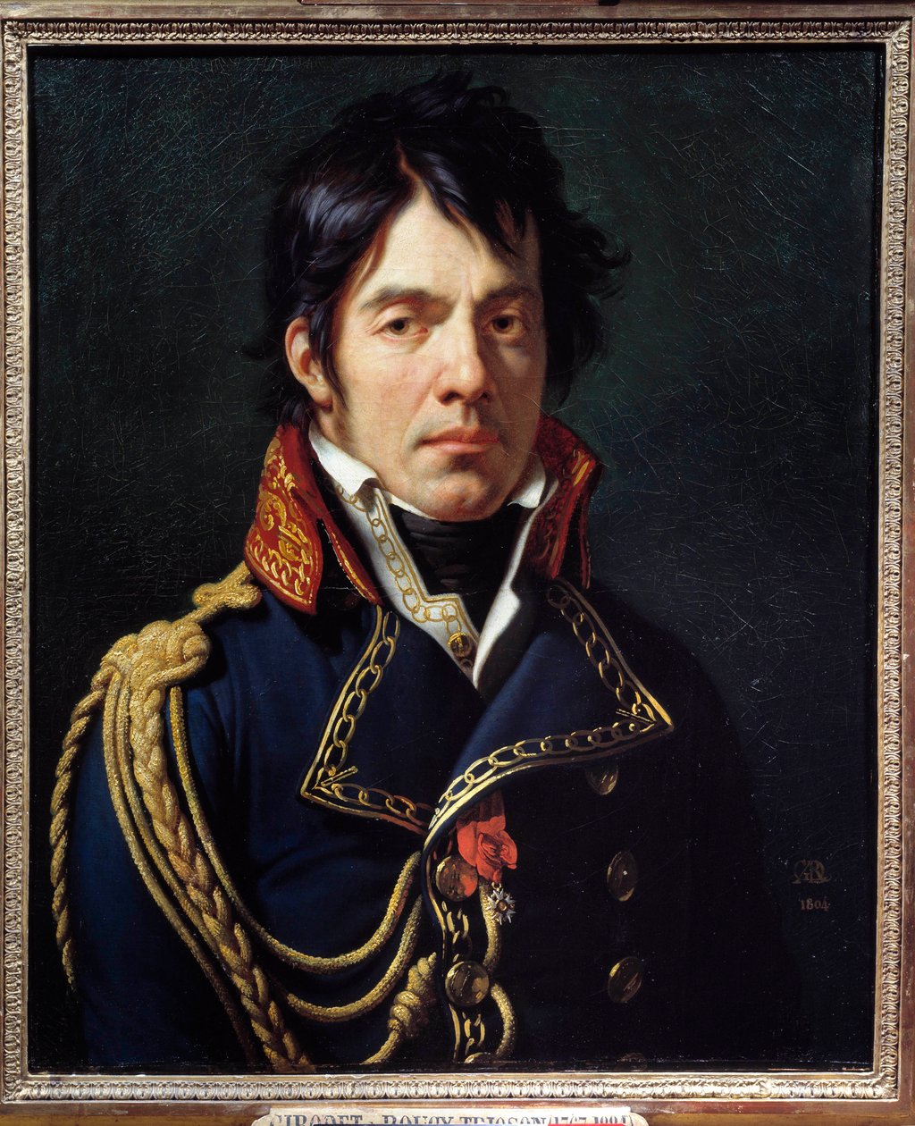 Dominique-Jean Larrey - „”Portret barona Jean Dominique Larrey, naczelnego chirurga armii egipskiej i wynalazcy karetki””. Obraz Anne Louis Girodet de Roucy-Trioson (Anne-Louis Girodet de Roucy Trioson autorstwa Anne Louis Girodet de Roucy Trioson