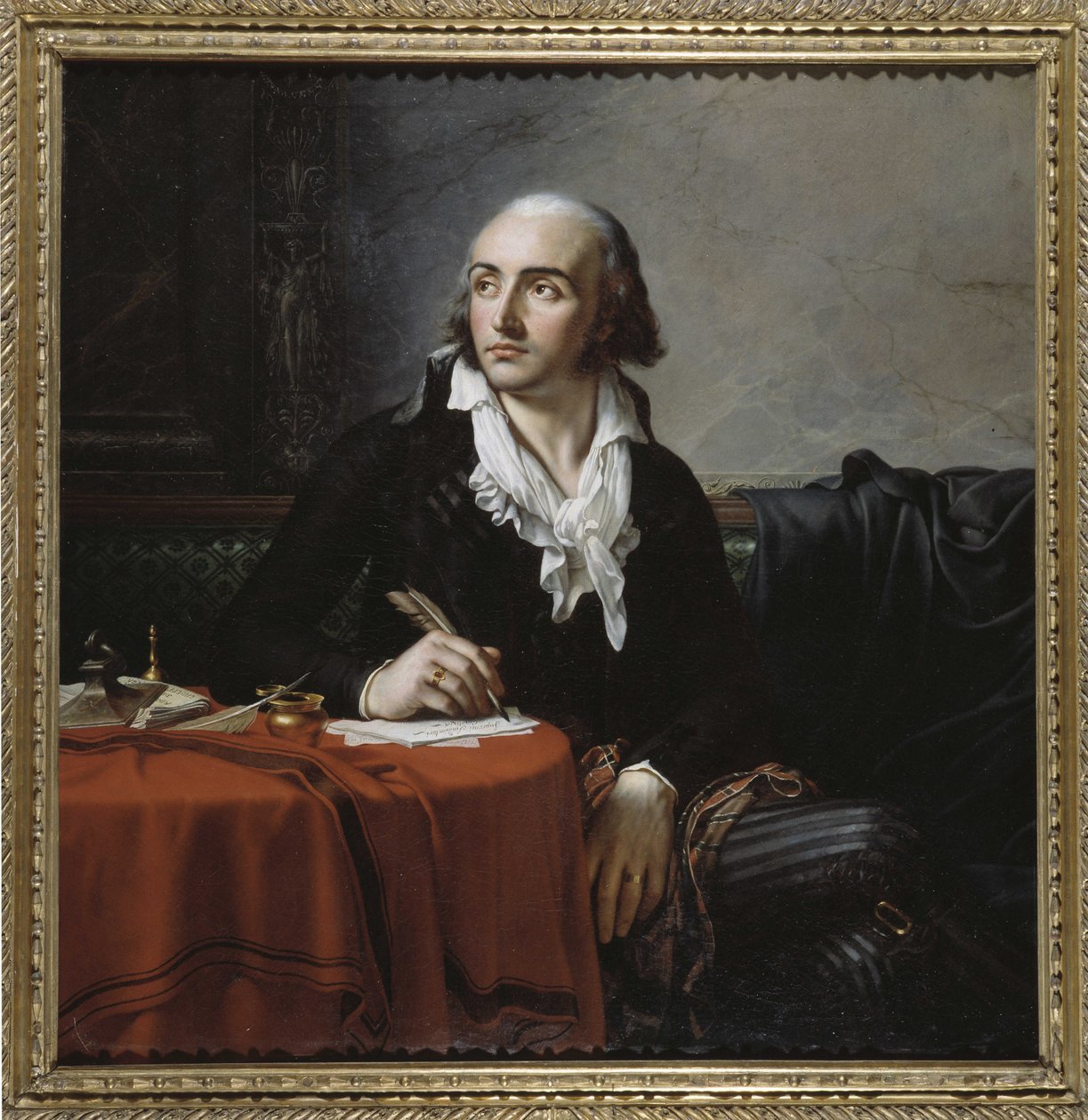 Portret Giuseppe Fravegi, włoskiego rewolucjonisty autorstwa Anne Louis Girodet de Roucy Trioson