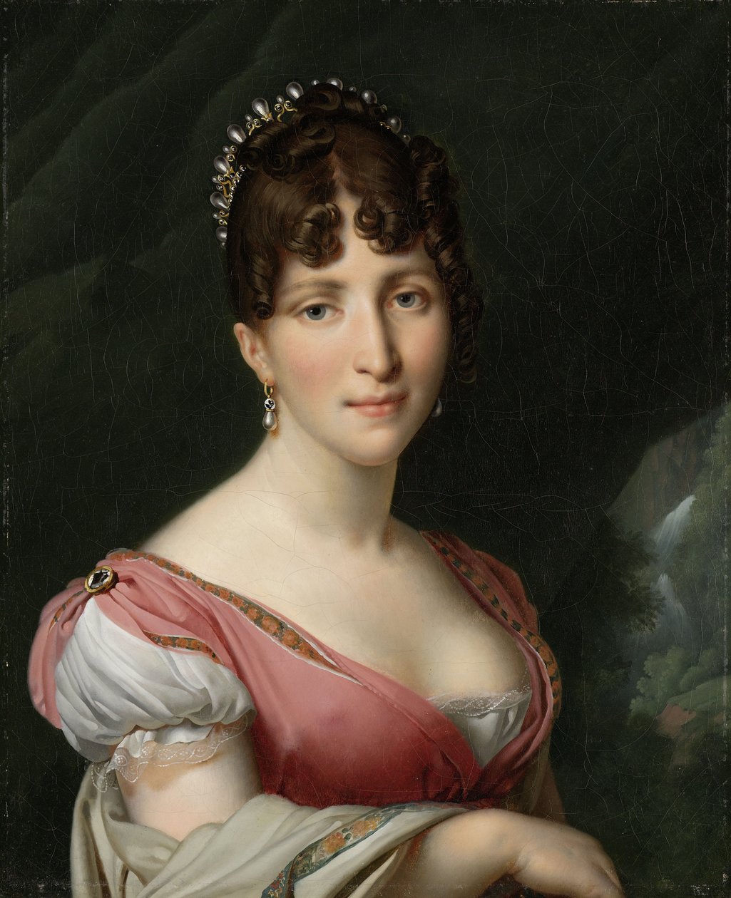 Portret Hortense de Beauharnais, królowej Holandii, 1805-9 (olej na płótnie) autorstwa Anne Louis Girodet de Roucy Trioson