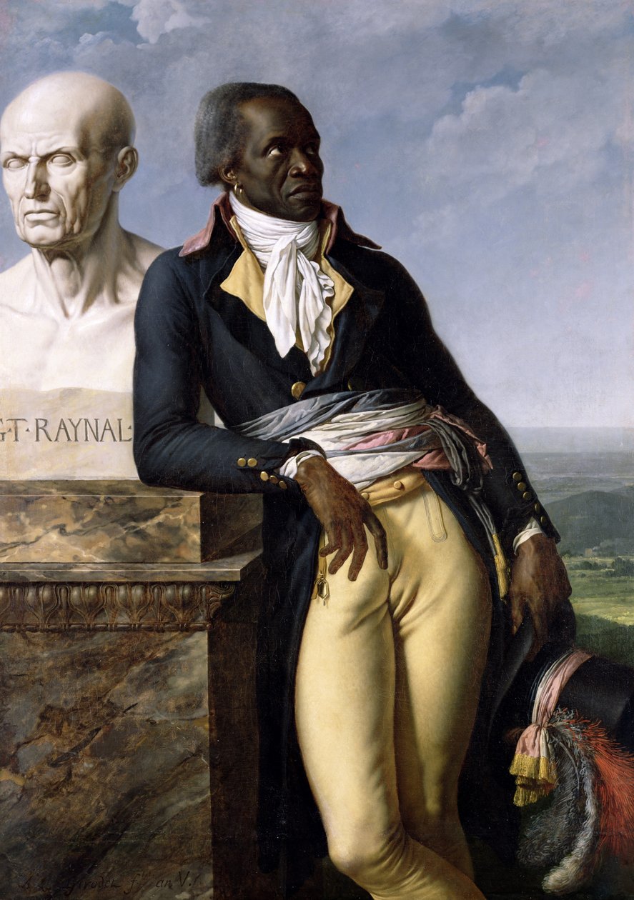 Portret Jean-Baptiste Belley (zm. 1804) zastępca San Domingo autorstwa Anne Louis Girodet de Roucy Trioson