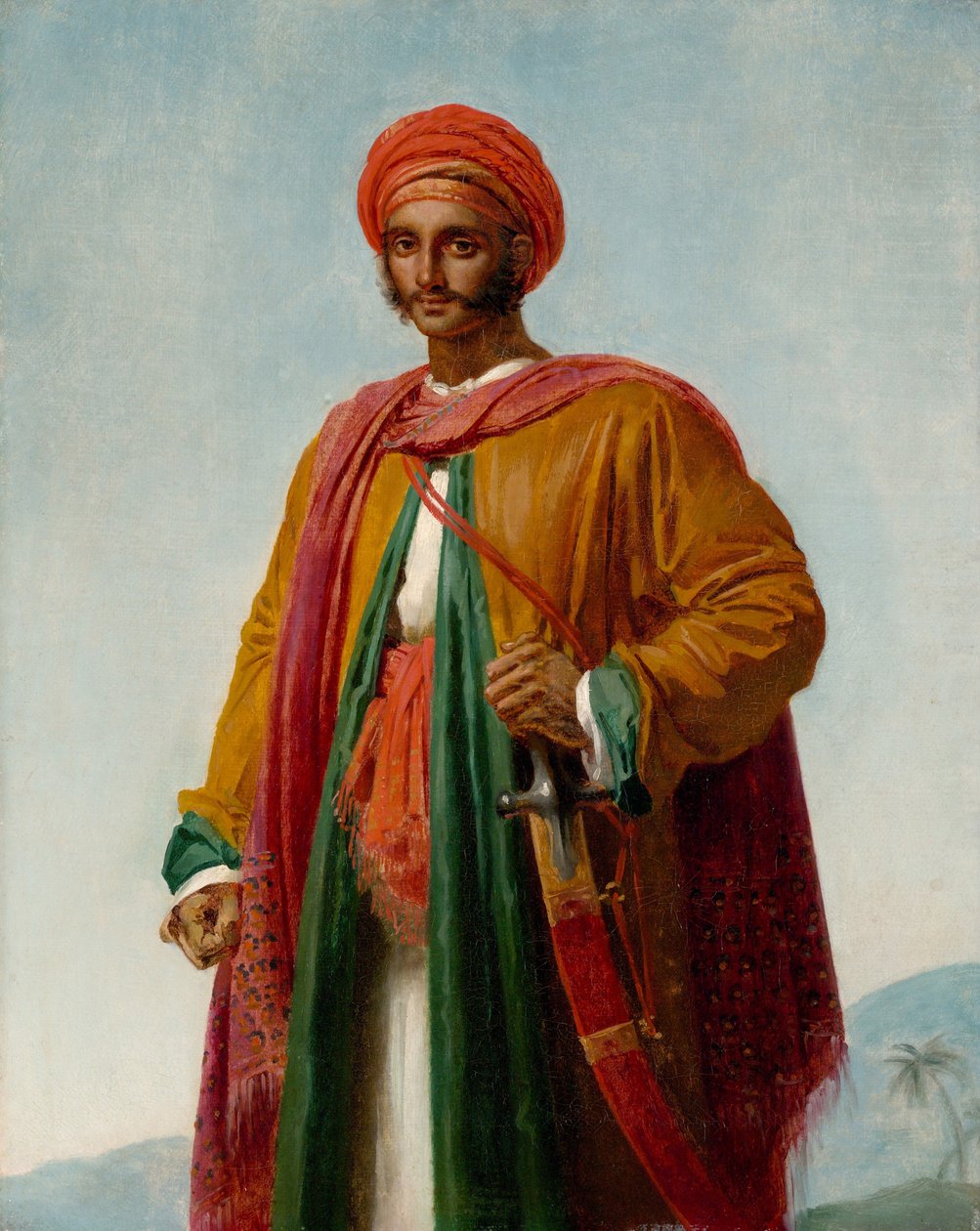 Studium portretu Indianina, ok. 1807 r. autorstwa Anne Louis Girodet de Roucy Trioson