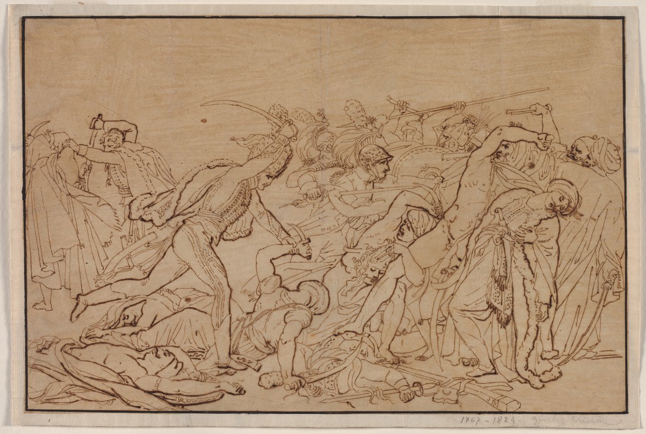 Studium dla buntu w Kairze autorstwa Anne Louis Girodet de Roucy Trioson