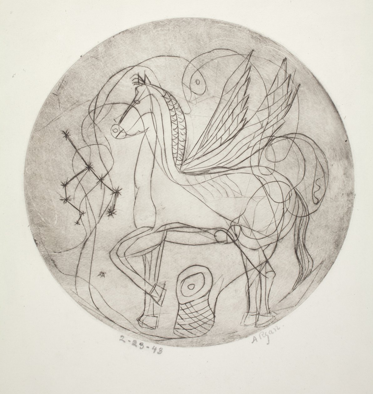 Pegasus autorstwa Anne Ryan
