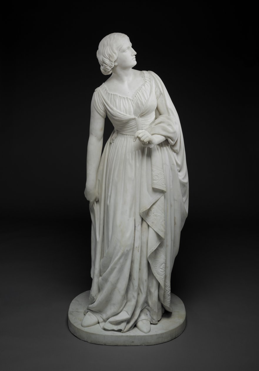 Lady Godiva, c.1861-1864 (marmur) autorstwa Anne Whitney
