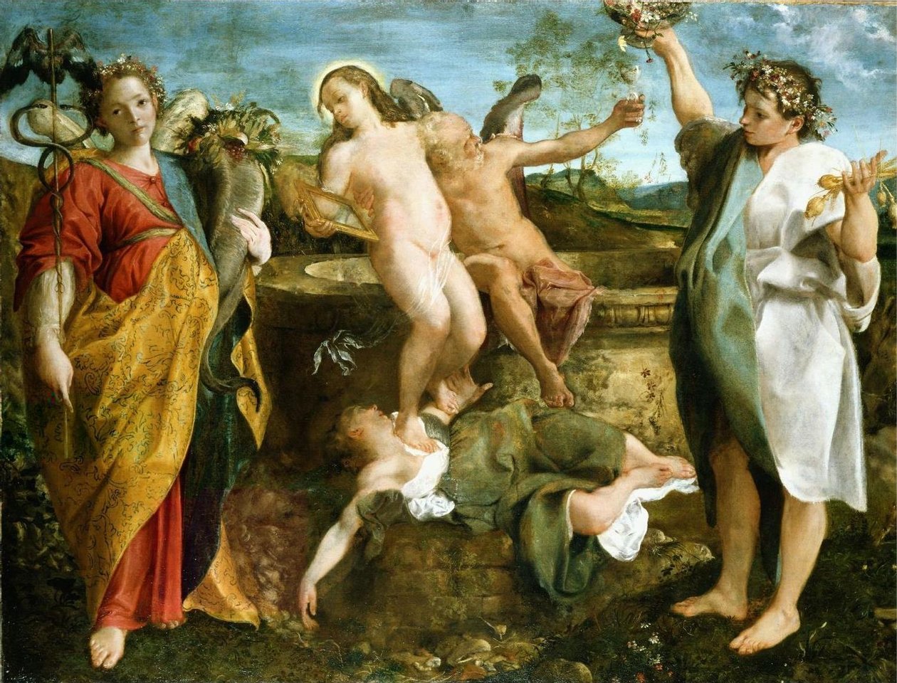 Alegoria Prawdy i Czasu autorstwa Annibale Carracci