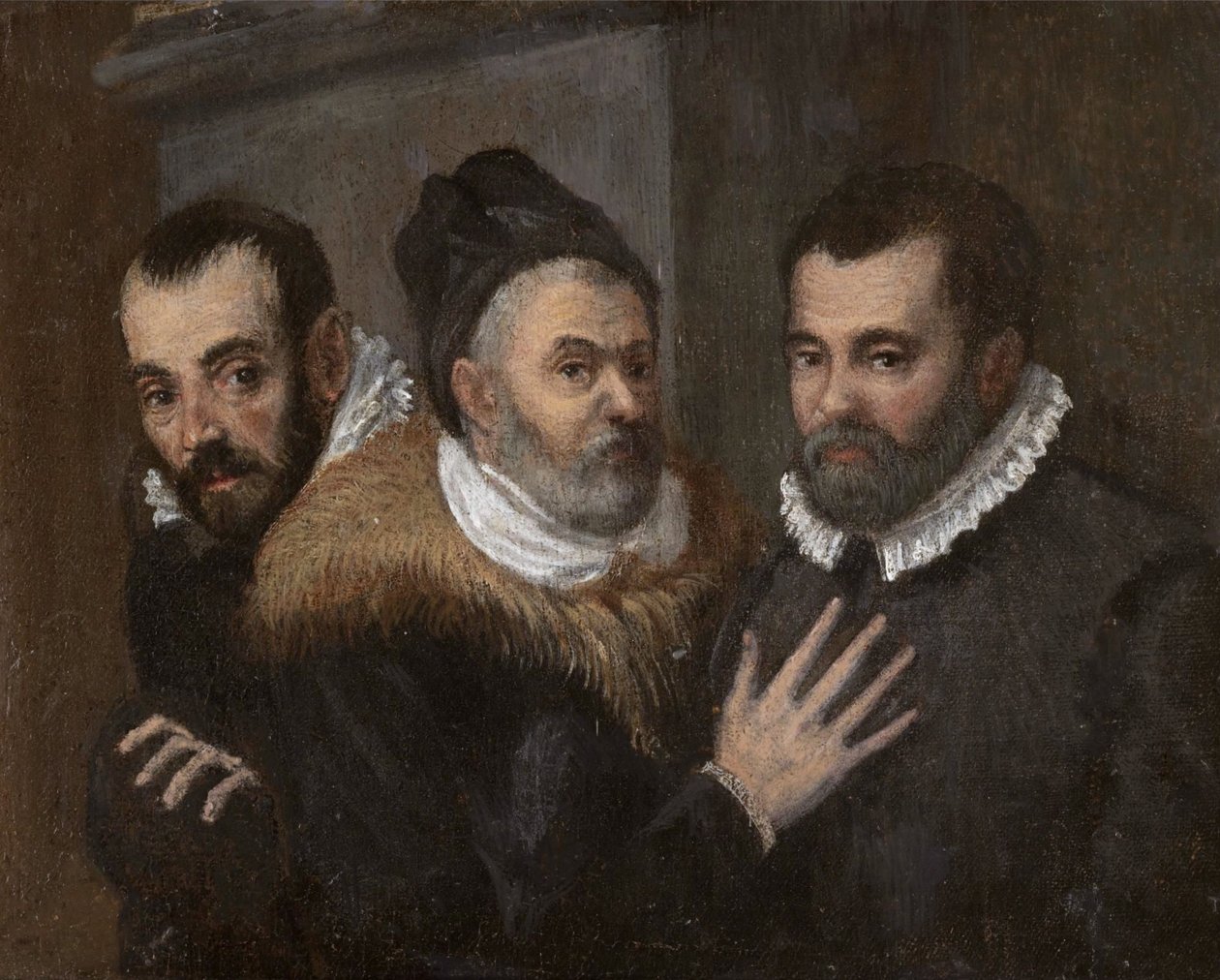 Annibale, Ludovico i Agostino Carracci autorstwa Annibale Carracci