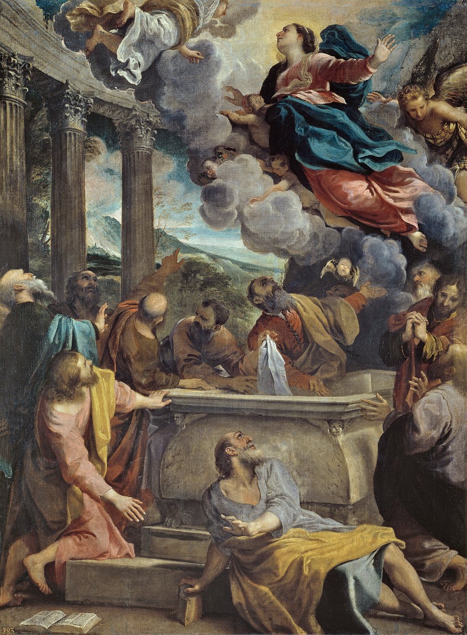 Wniebowstąpienie Maryi autorstwa Annibale Carracci