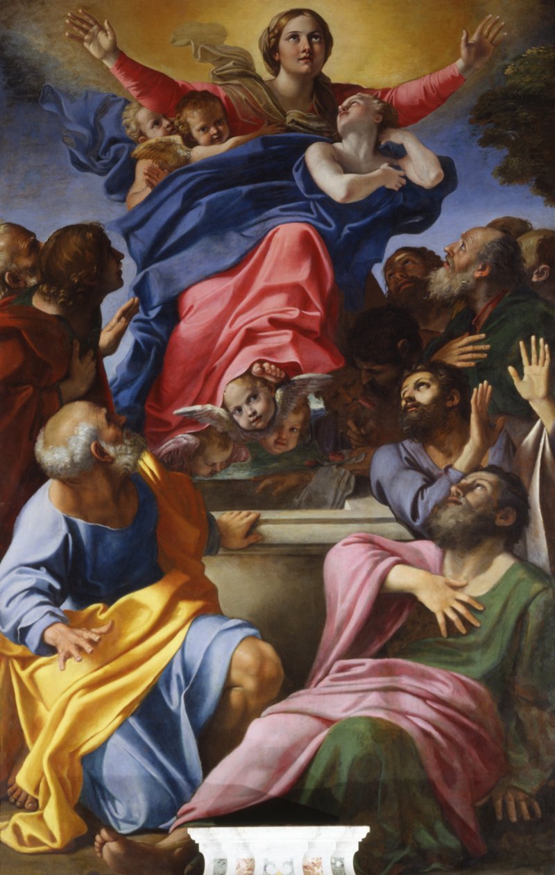 Wniebowzięcie NMP, 1600-01 autorstwa Annibale Carracci