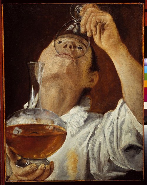 Chłopiec pijący autorstwa Annibale Carracci