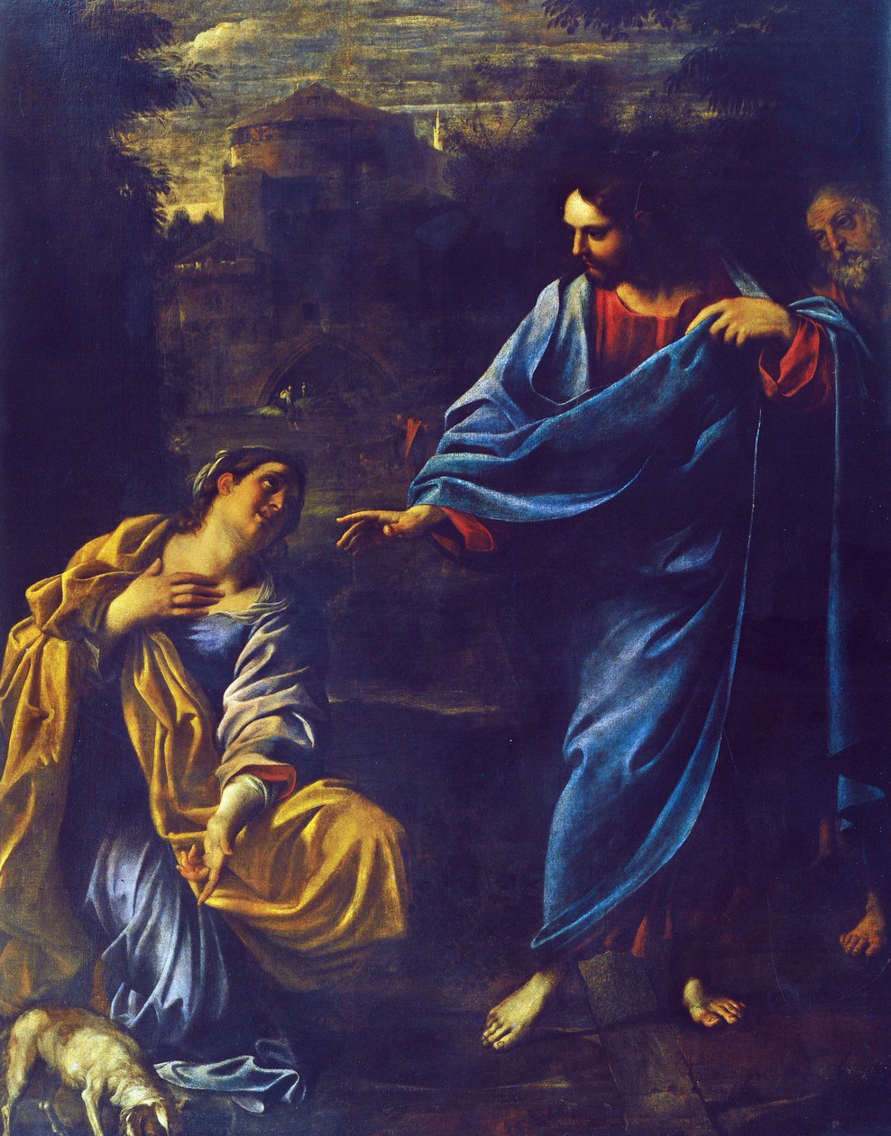 Chrystus i kobieta kananejska autorstwa Annibale Carracci