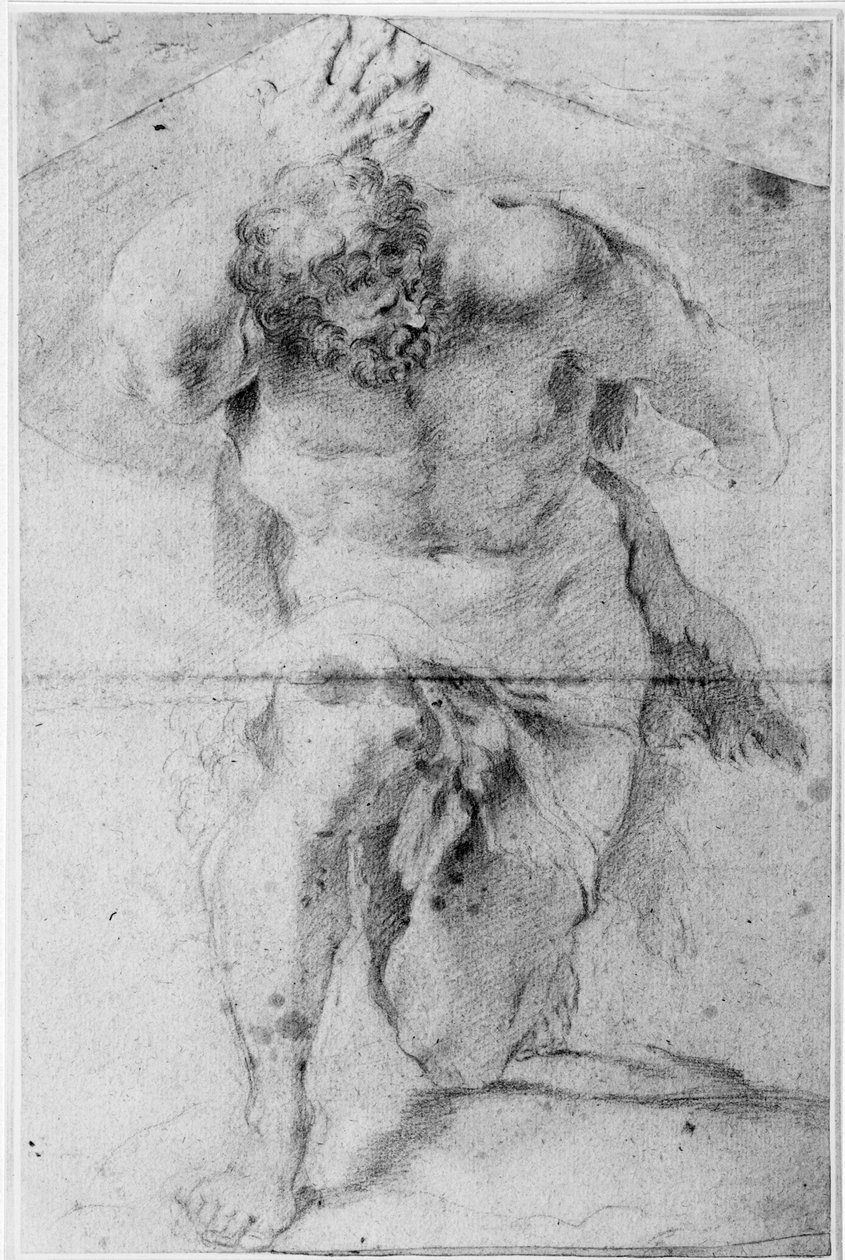 Herkules trzymający świat autorstwa Annibale Carracci