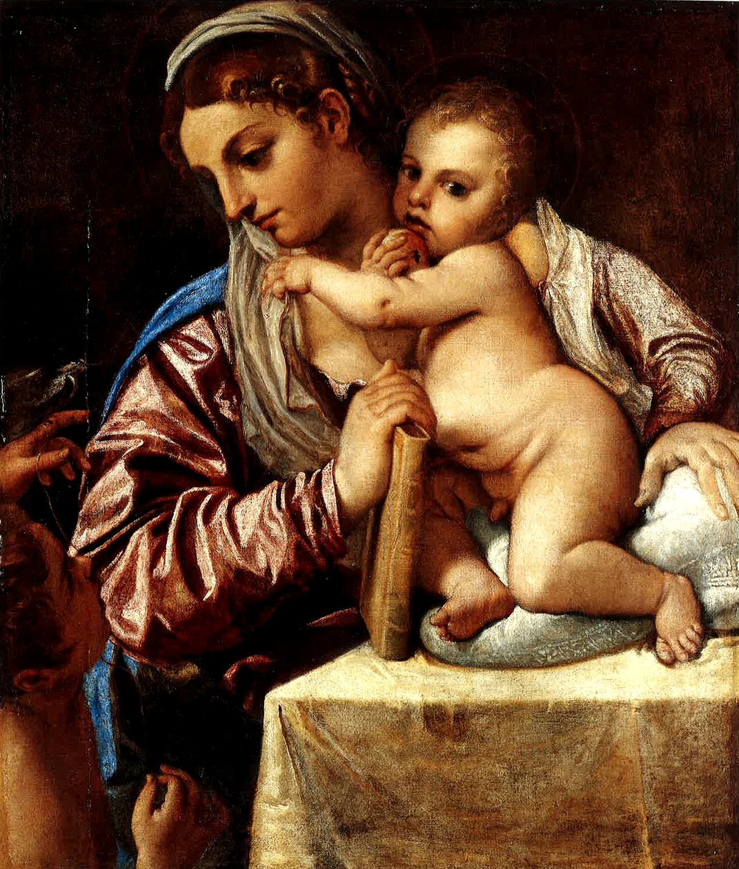 Madonna z Dzieciątkiem z młodym św. Janem autorstwa Annibale Carracci