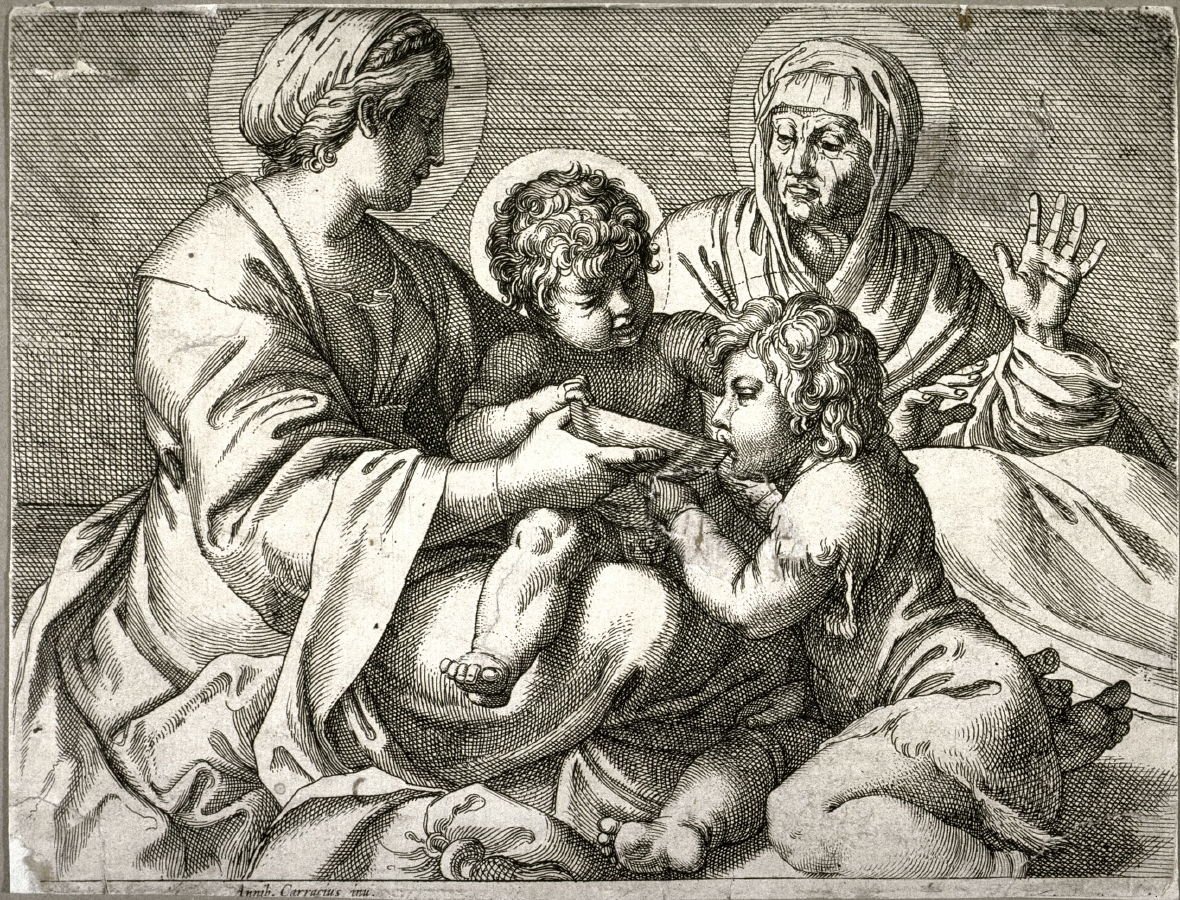 Madonna misy autorstwa Annibale Carracci