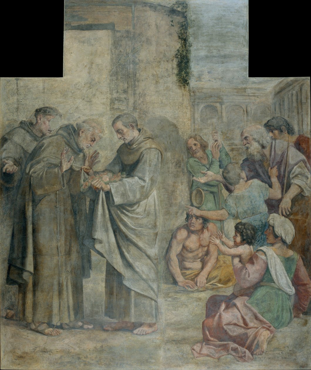 Cud Róż autorstwa Annibale Carracci