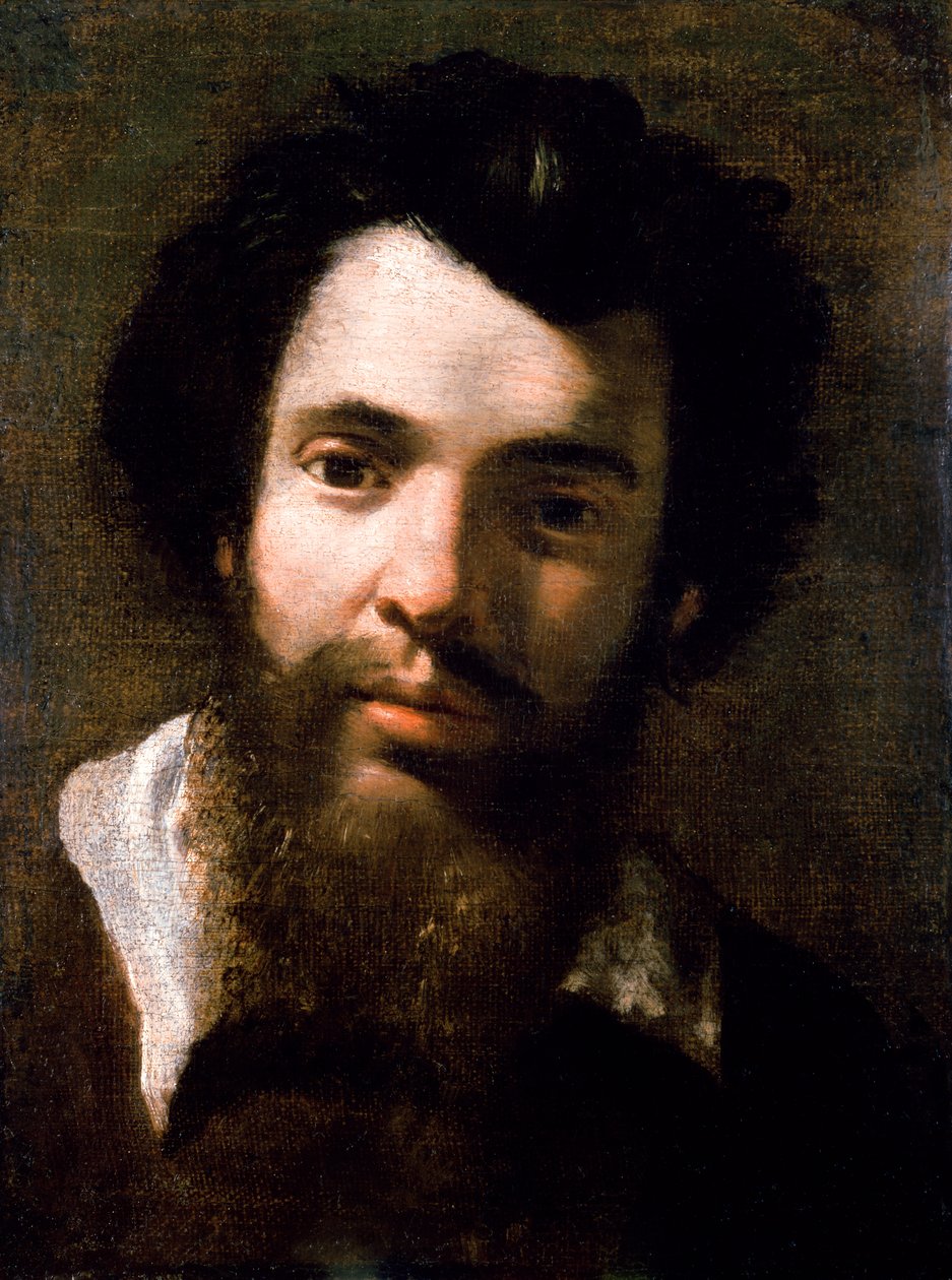 Portret Agostino Carracciego, brata artysty autorstwa Annibale Carracci