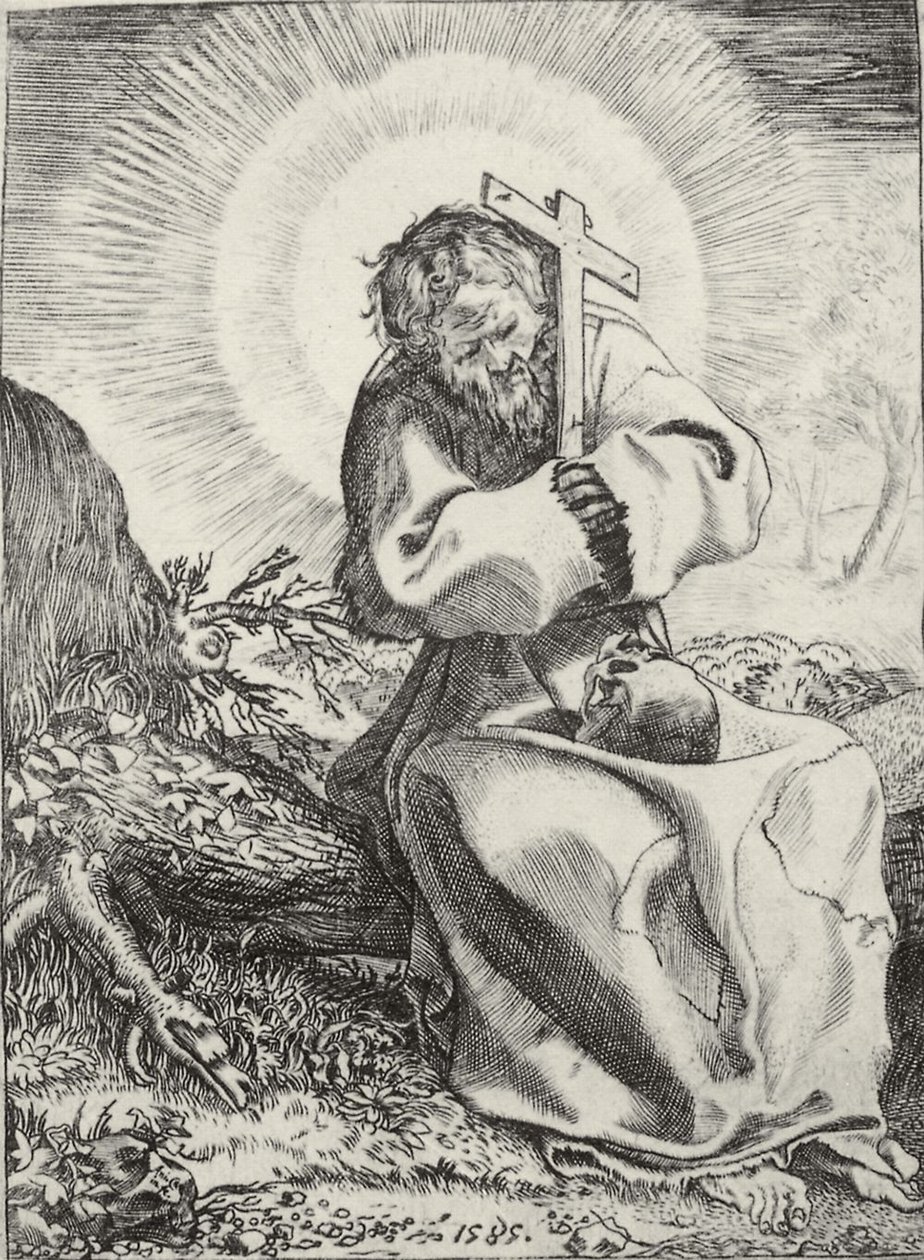 Święty Franciszek z Asyżu autorstwa Annibale Carracci