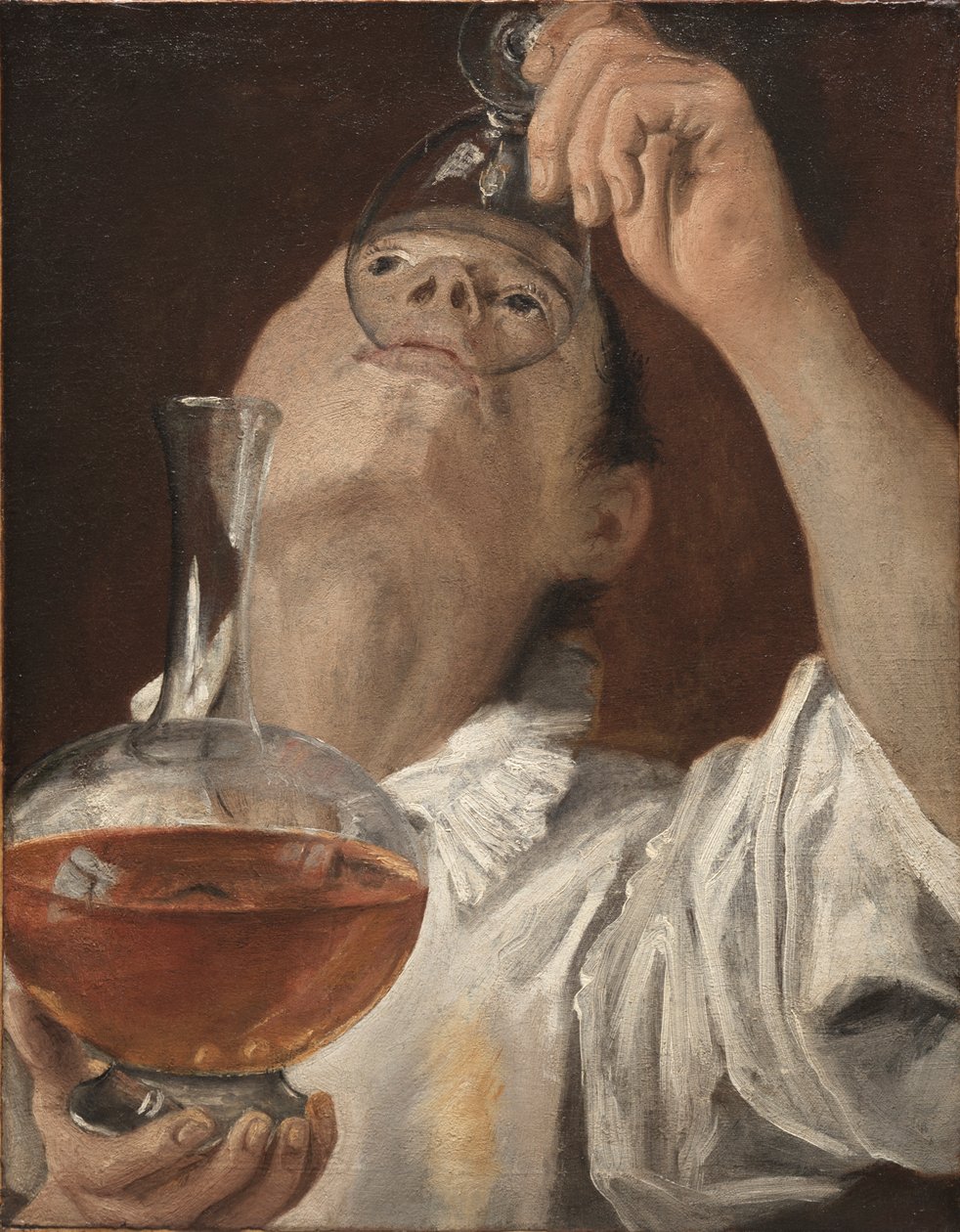 Chłopiec pijący autorstwa Annibale Carracci