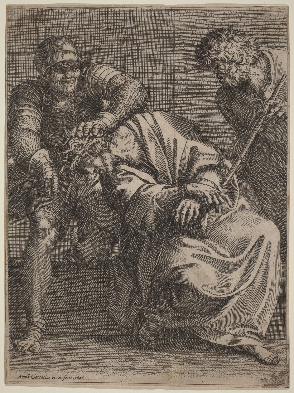 Chrystus w cierniowej koronie autorstwa Annibale Carracci