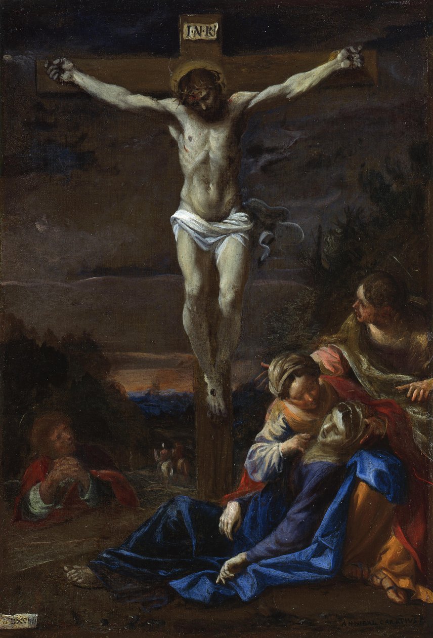 Chrystus na krzyżu autorstwa Annibale Carracci