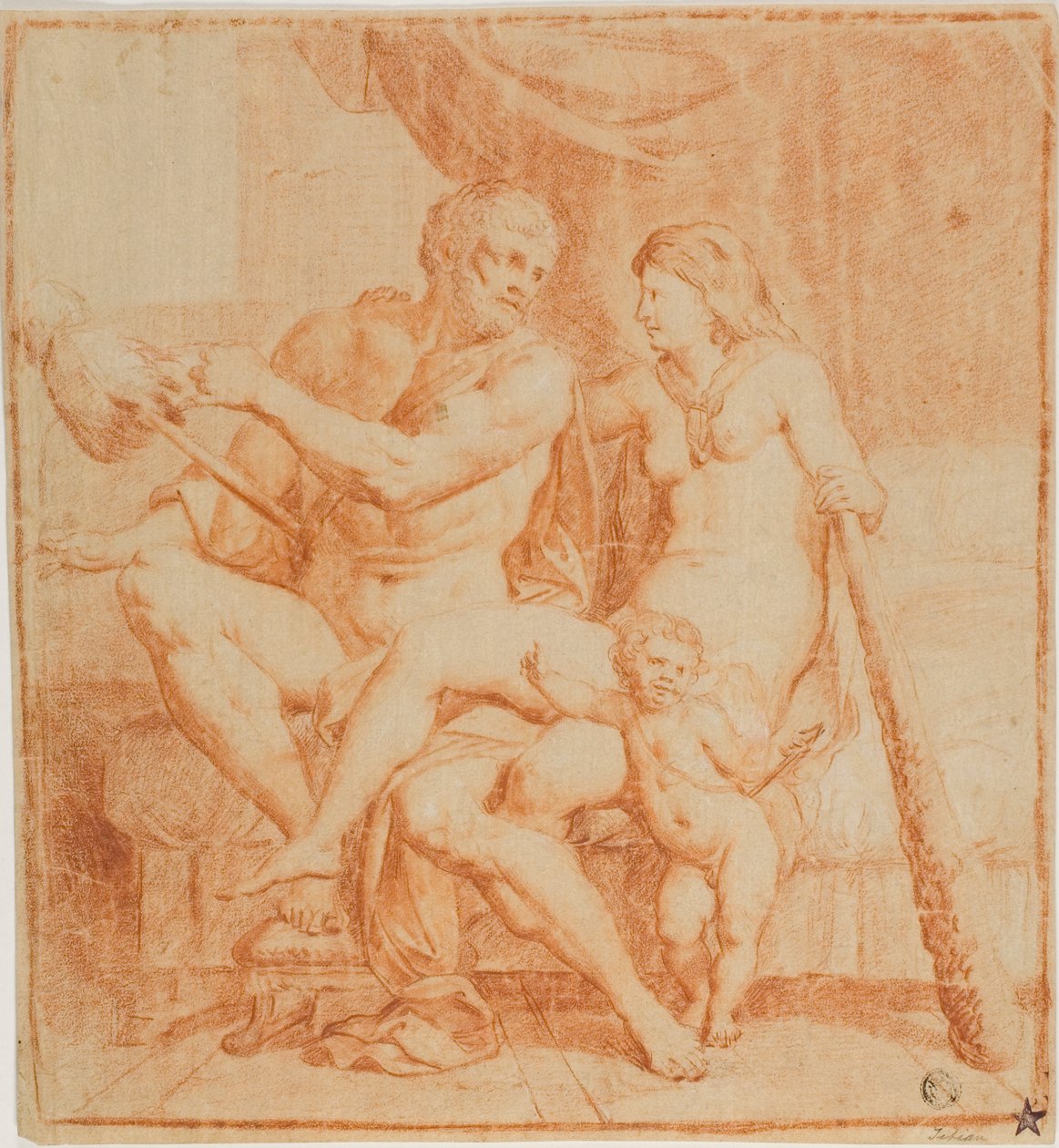 Herkules i Iole autorstwa Annibale Carracci