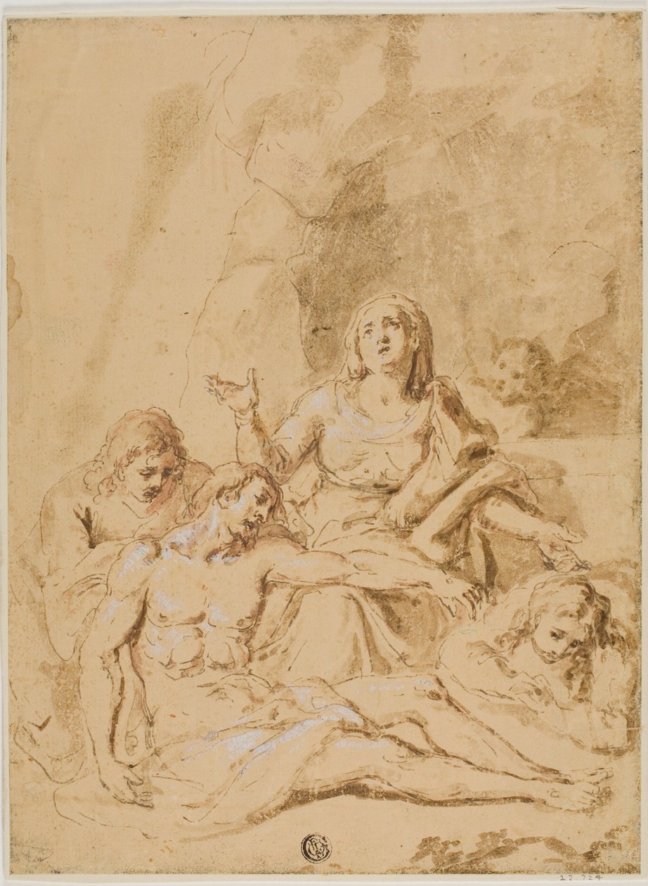 Pieta autorstwa Annibale Carracci