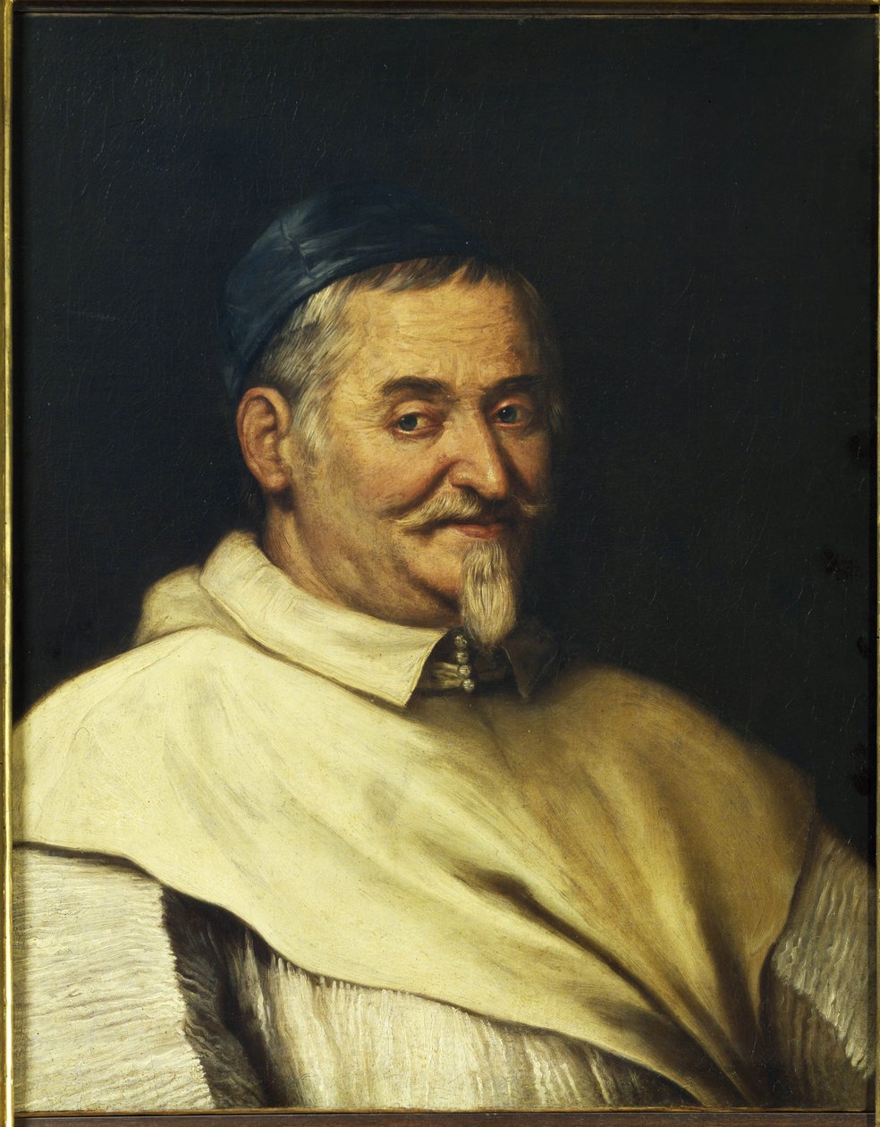 Portret mnicha "Rocchettino". Obraz autorstwa Annibale Carracciego znanego jako Carrache (1560-1609). Muzeum Uffizi, Florencja autorstwa Annibale Carracci