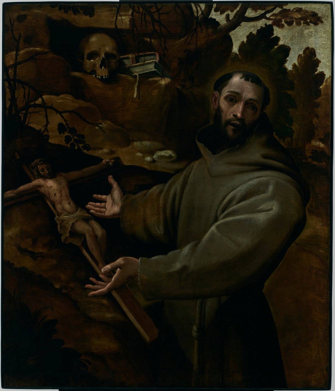 Święty Franciszek z Asyżu autorstwa Annibale Carracci