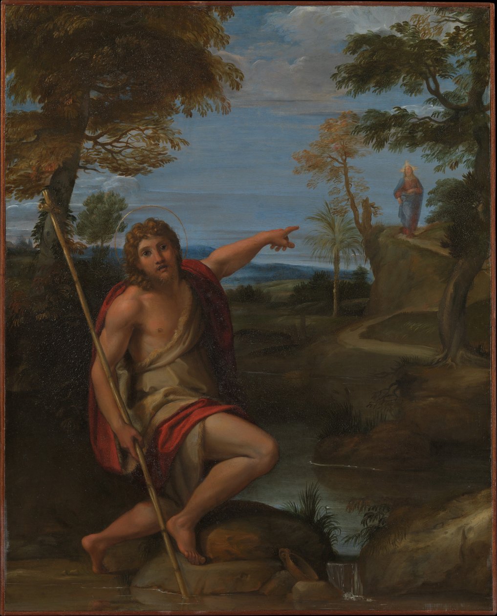 Święty Jan Chrzciciel – świadek autorstwa Annibale Carracci