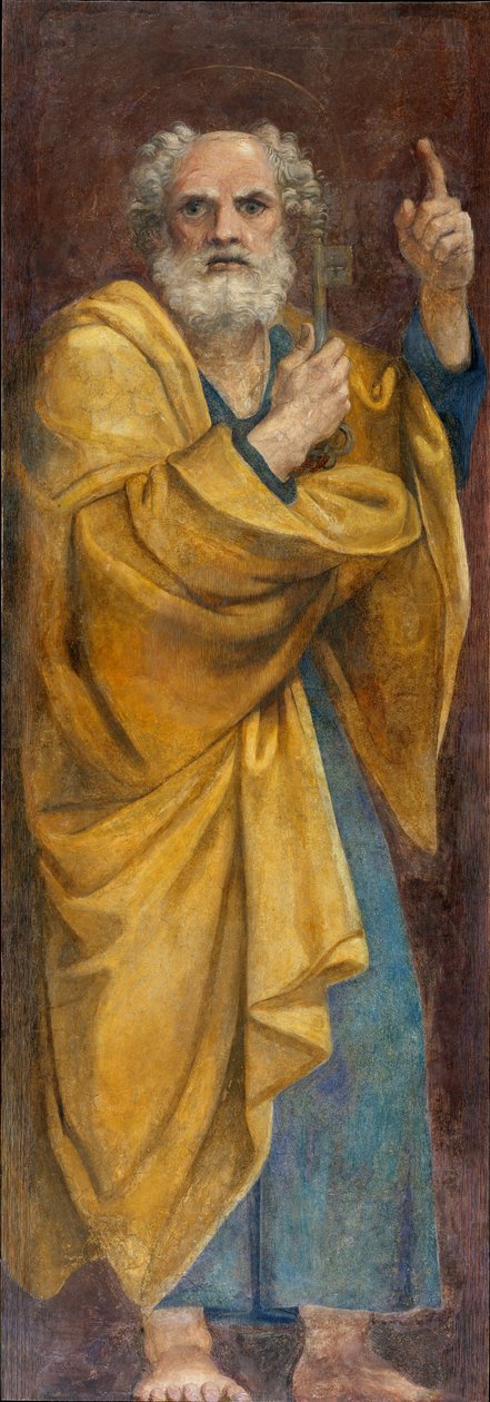 Święty Piotr - Obraz Annibale Carracci (Annibal Carrache autorstwa Annibale Carracci