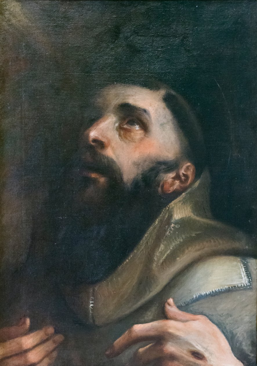 św Franciszka z Asyżu autorstwa Annibale Carracci