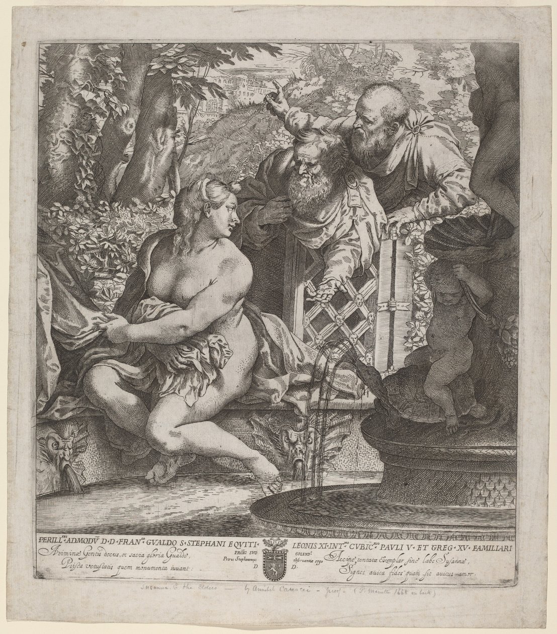 Zuzanna i Starsi autorstwa Annibale Carracci