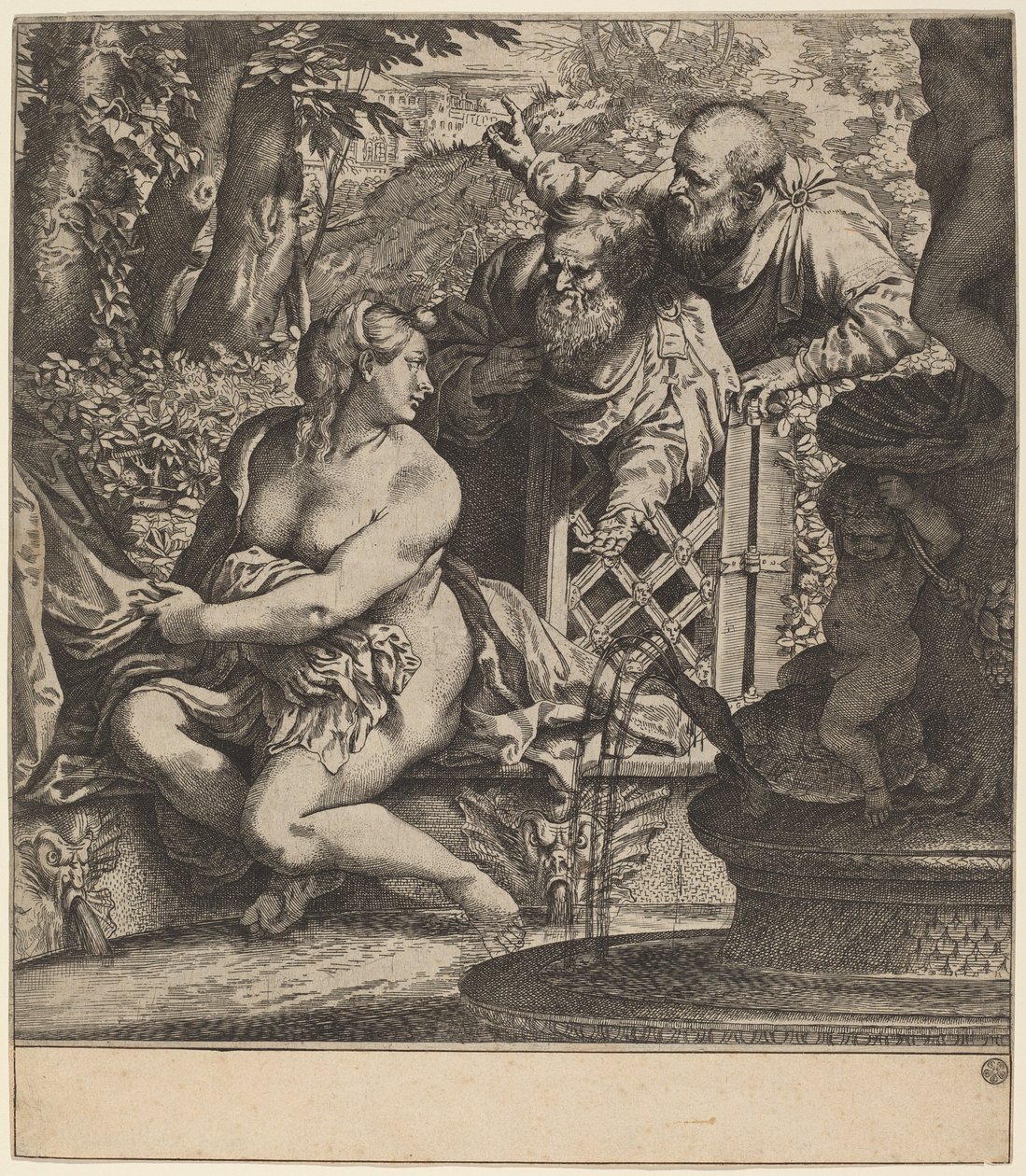 Zuzanna i Starsi autorstwa Annibale Carracci