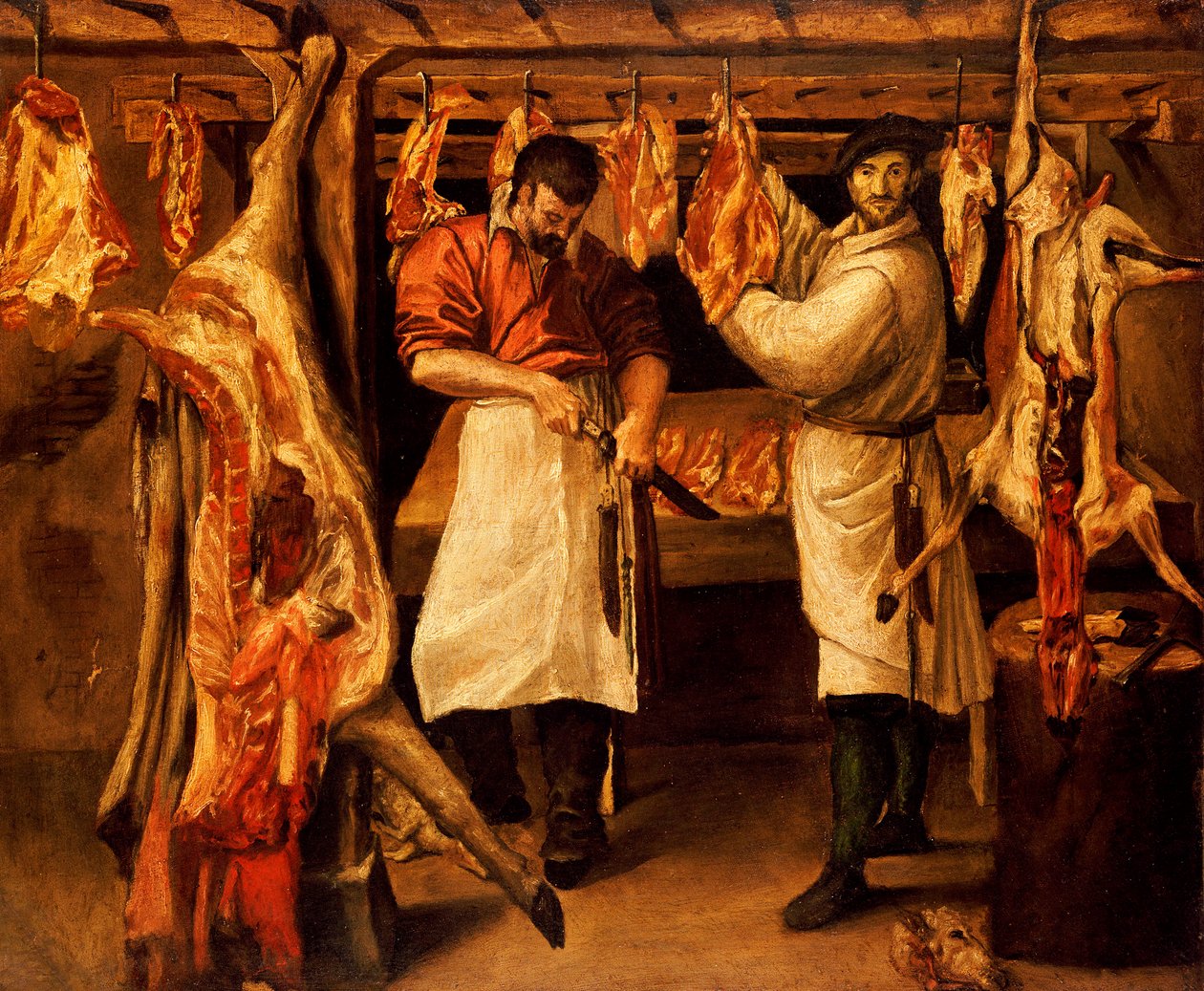 Sklep rzeźnika autorstwa Annibale Carracci