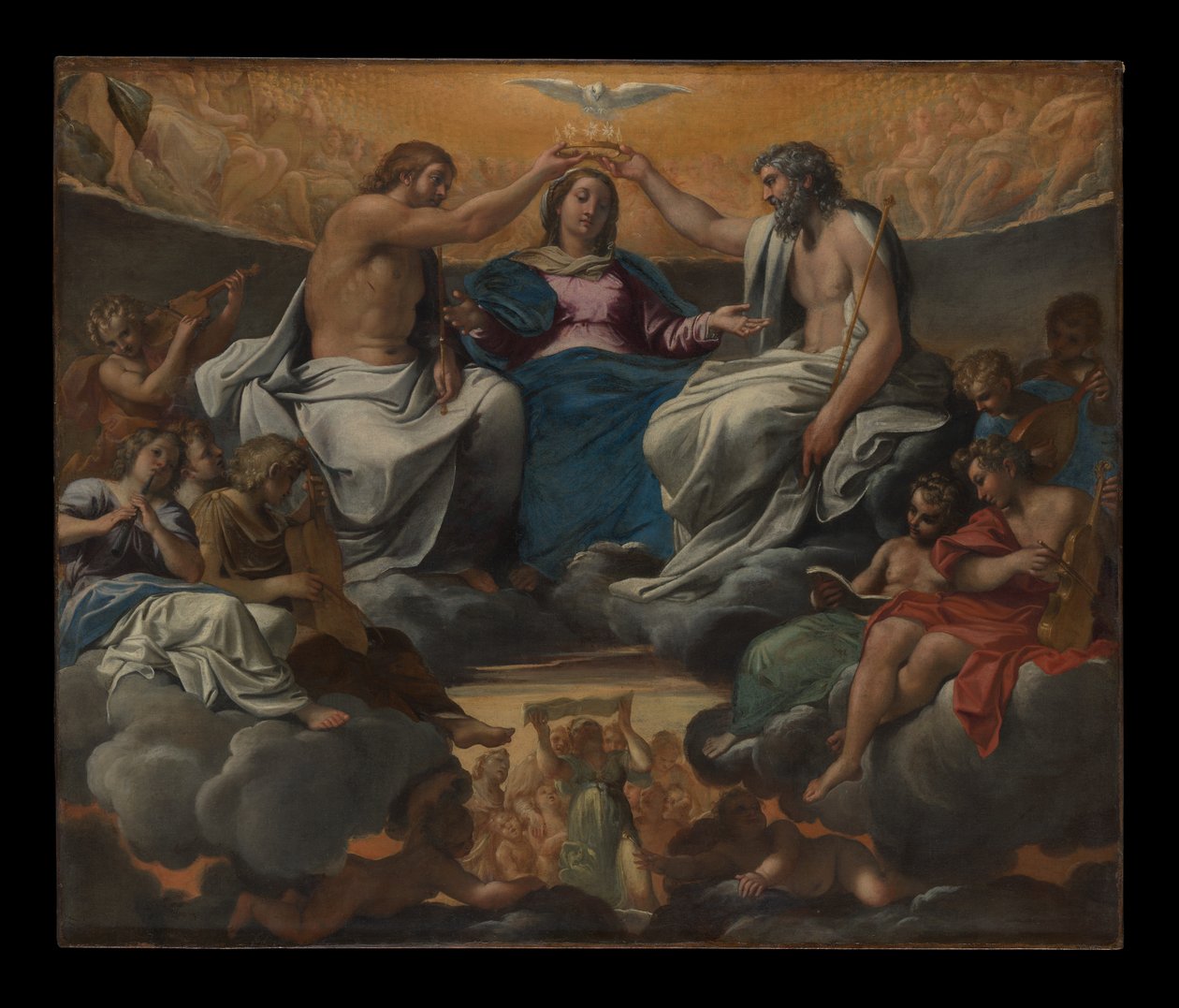 Koronacja Marii Panny autorstwa Annibale Carracci