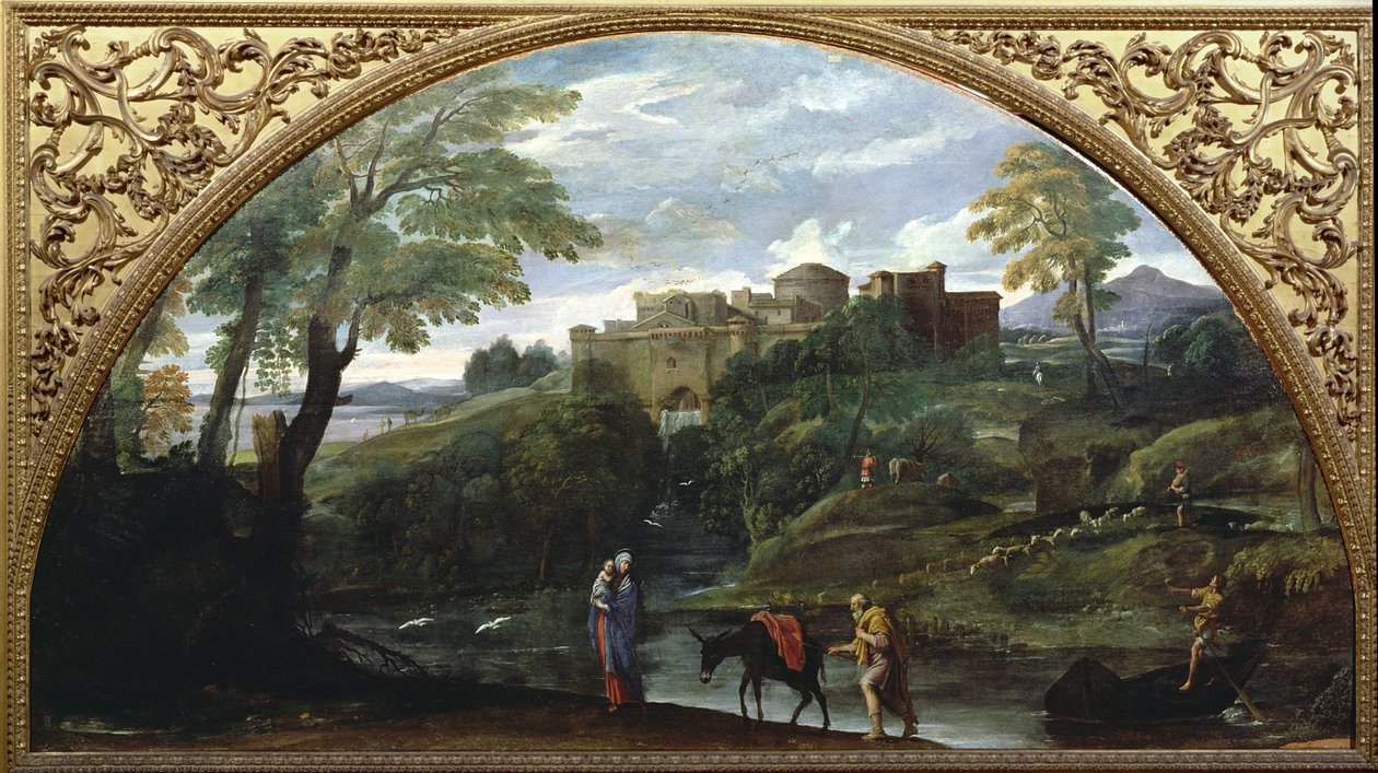 Ucieczka do Egiptu autorstwa Annibale Carracci
