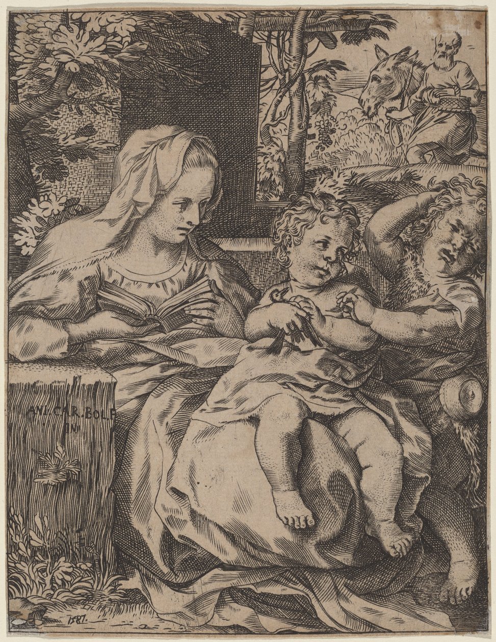 Madonna Jaskółki autorstwa Annibale Carracci