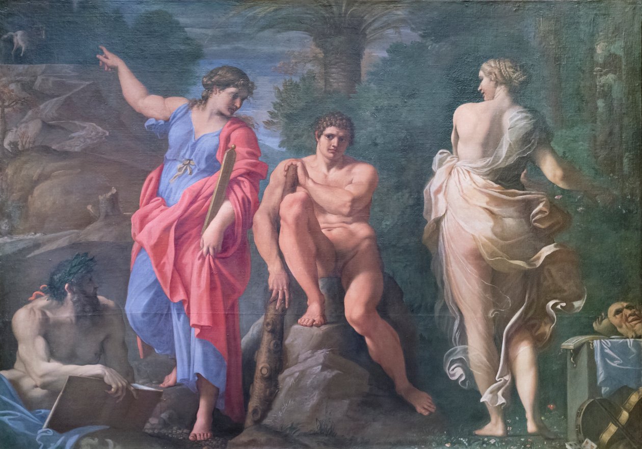 Wybór Herkulesa autorstwa Annibale Carracci