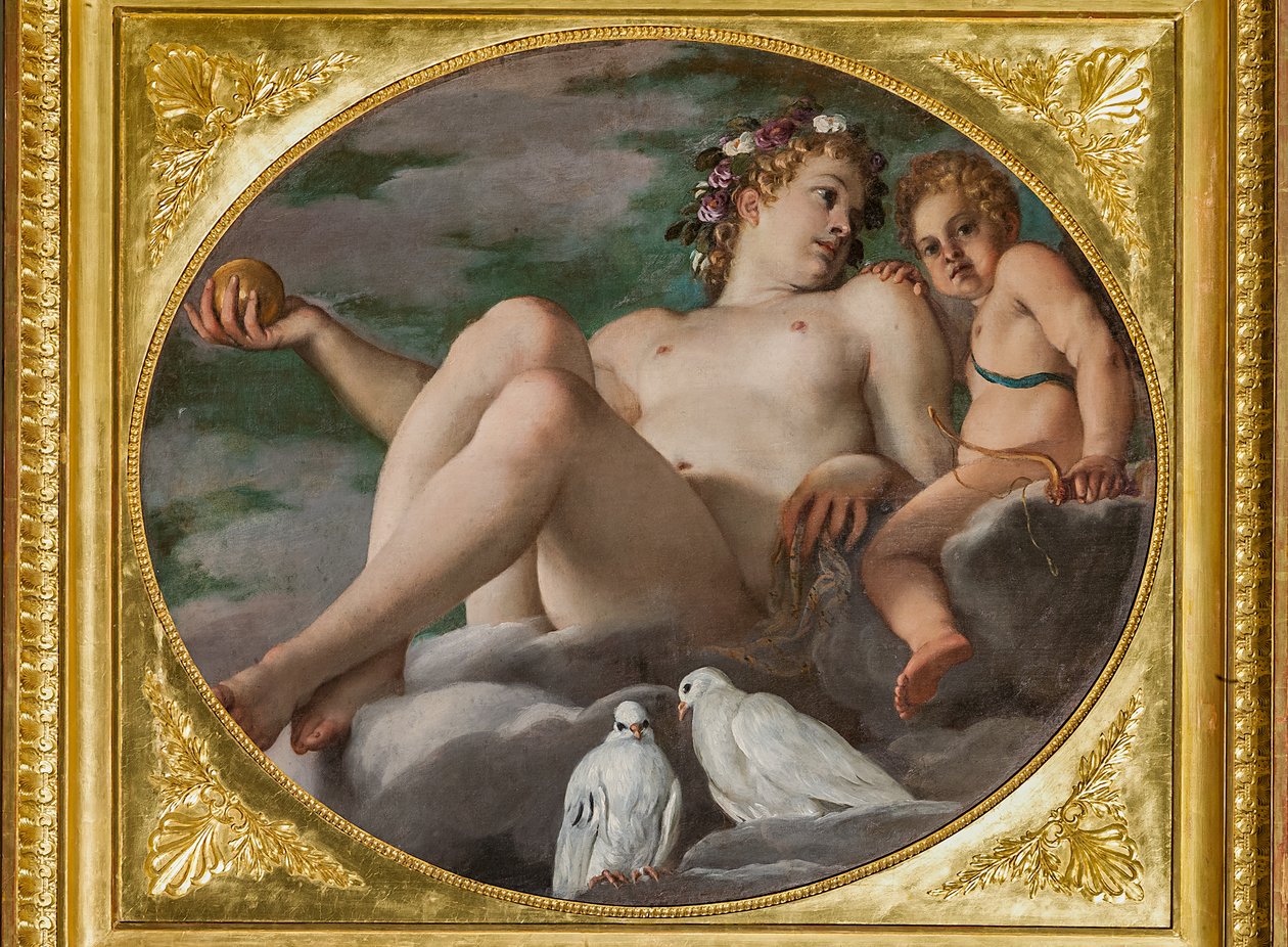 Wenus i Kupidyn autorstwa Annibale Carracci