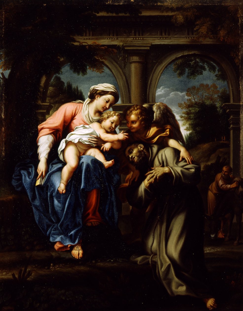 Wizja świętego Franciszka autorstwa Annibale Carracci