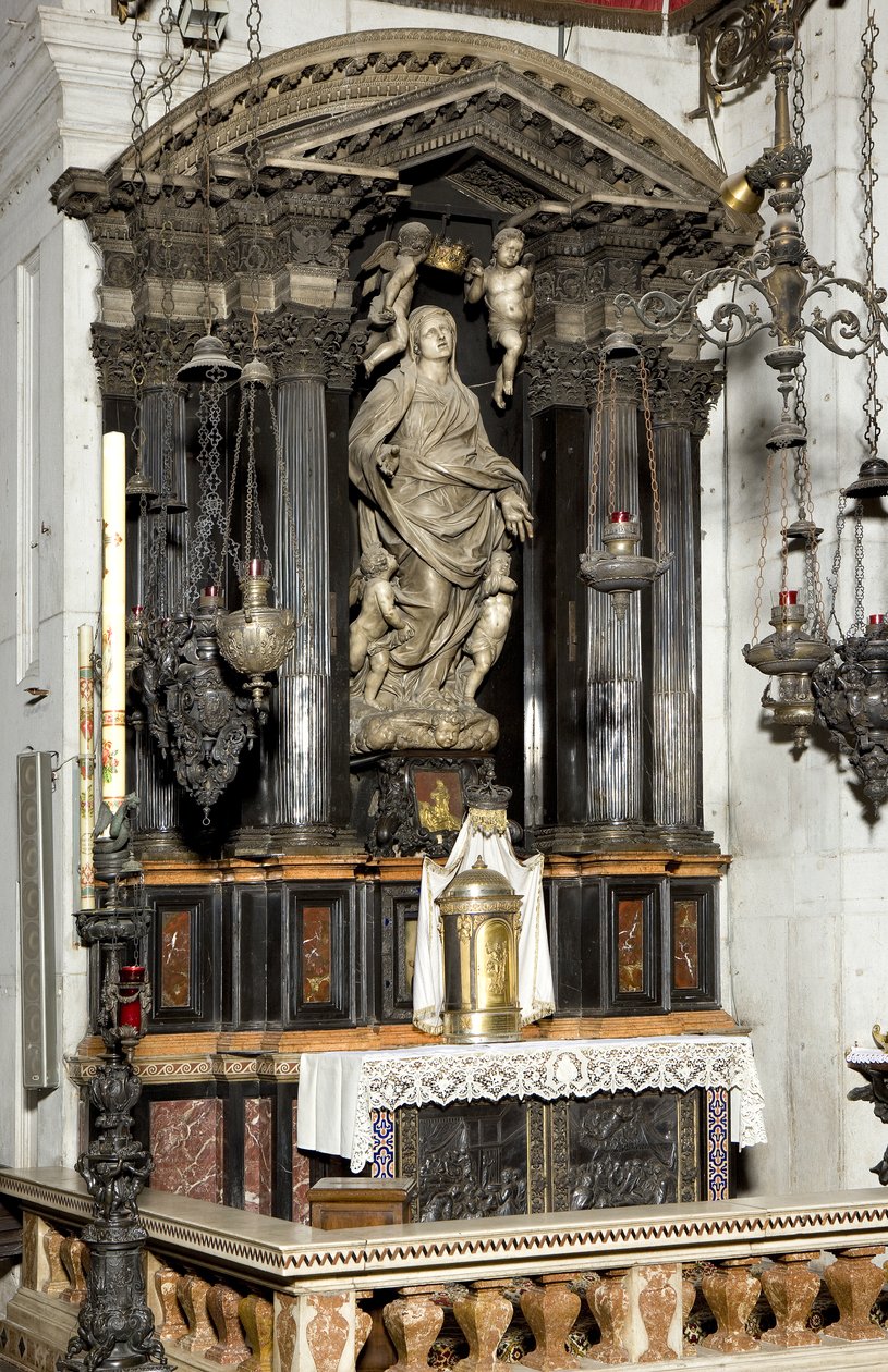 Wniebowzięcie Najświętszej Marii Panny, 1586 autorstwa Annibale Fontana