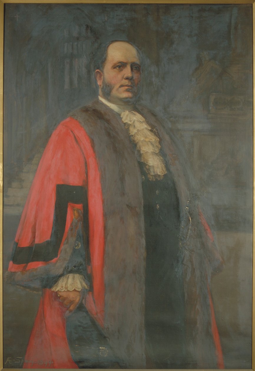 Sir Thomas Vezey Strong, burmistrz 1910. autorstwa Annie E Spong